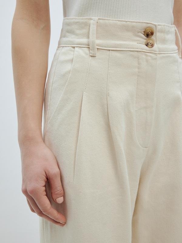 EDITED EDITED Wide Leg Jeans 'Ellis' (OCS) in Beige Bis zu 55% Rabatt