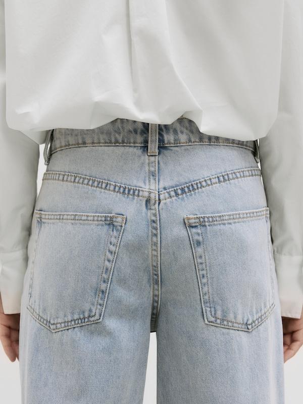 EDITED EDITED Wide Leg Hose 'Maleah' (OCS) in Blue Denim 50% Rabatt mit kostenlosem Versand
