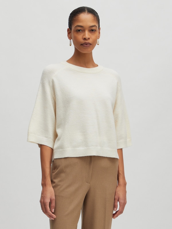 EDITED EDITED Shirt 'Birla' (GRS) in Weiß Fabrikladen