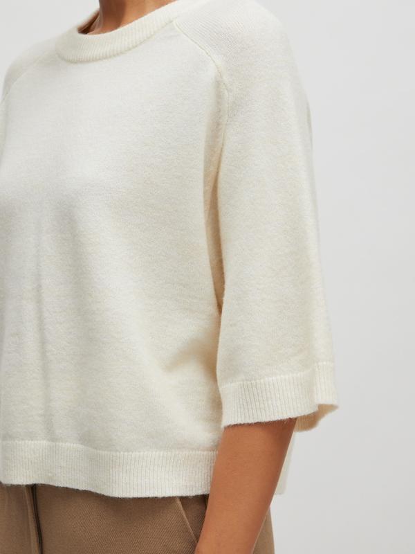 EDITED EDITED Shirt 'Birla' (GRS) in Weiß Fabrikladen