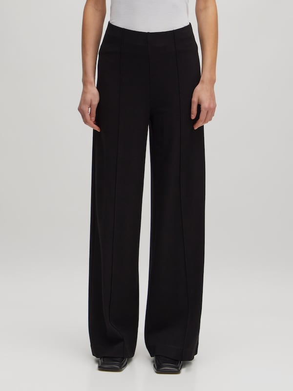 EDITED EDITED Wide Leg Hose 'Leva' in Schwarz Begrenzt auf 3 Tage