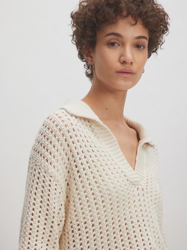 EDITED EDITED Pullover 'Sarai' (GRS) in Beige Beigemeliert 2025