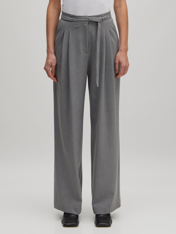 EDITED EDITED Wide Leg Hose 'Elna' in Grau Verkauf