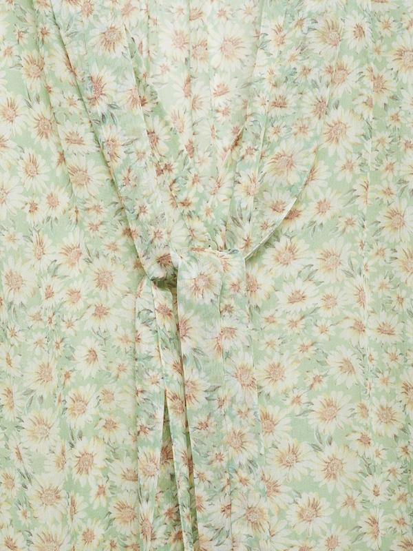 MANGO MANGO Bluse 'BELLE' in Hellgrün Fabrikpreis