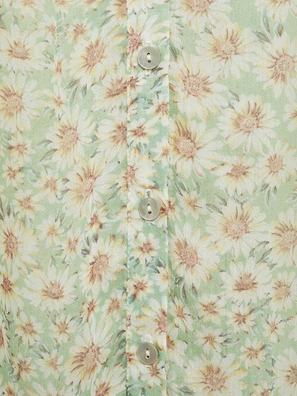 MANGO MANGO Bluse 'BELLE' in Hellgrün Fabrikpreis
