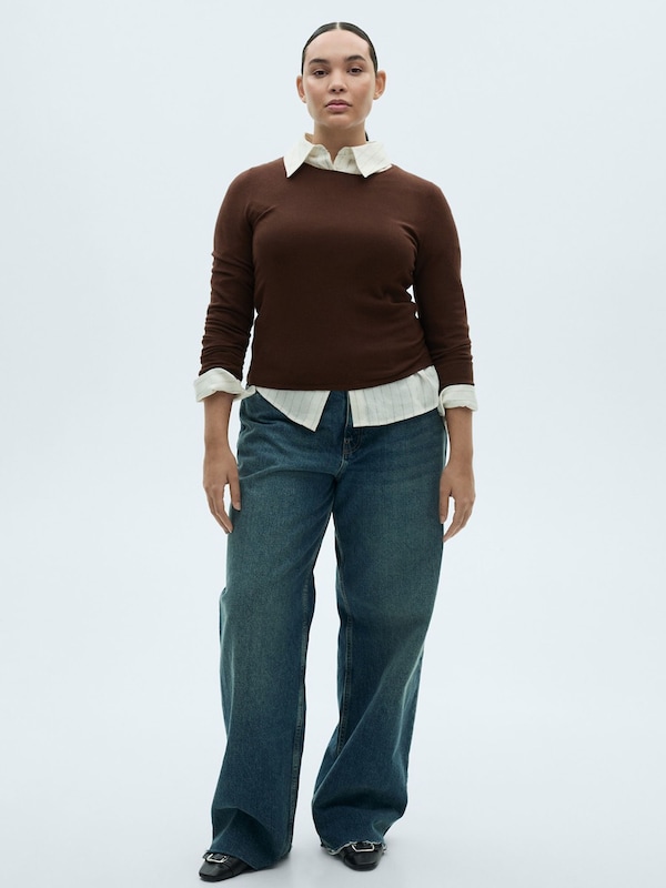 MANGO MANGO Pullover 'RIRA' in Braun Flash Sale