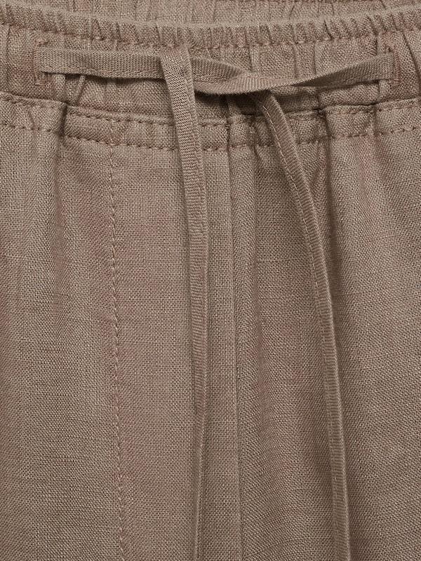 MANGO MANGO Loosefit Hose in Braun Exklusivangebot