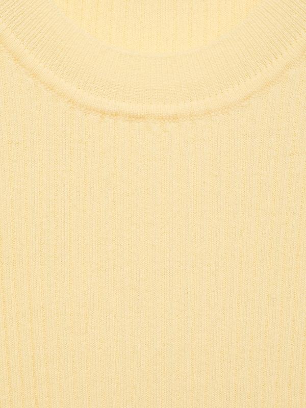 MANGO MANGO Stricktop 'BUGAMBI' in Gelb Valentinstagsangebot
