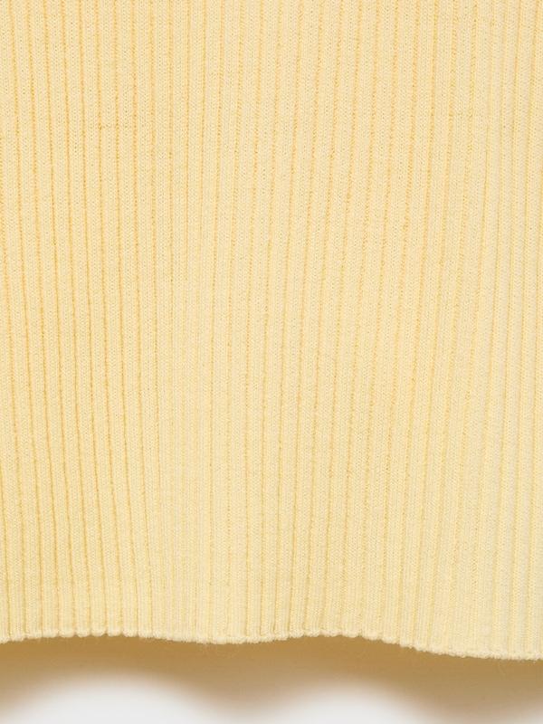 MANGO MANGO Stricktop 'BUGAMBI' in Gelb Valentinstagsangebot