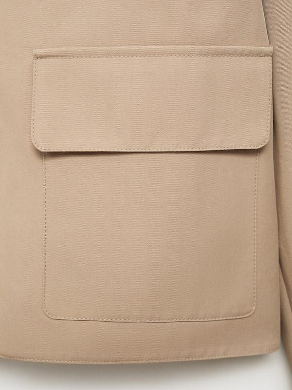 MANGO MANGO Jacke 'Newyork' in Khaki Online Outlet
