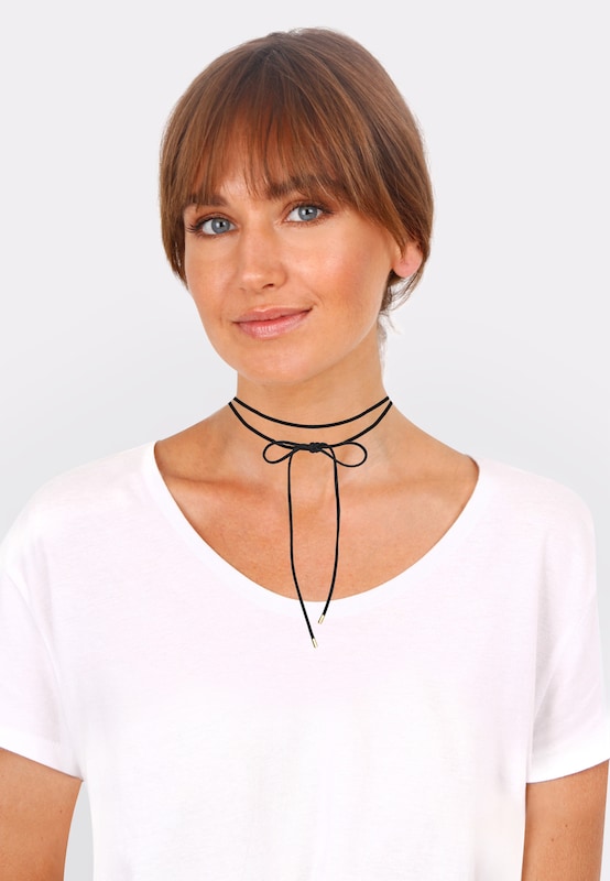 ELLI ELLI Choker 'Schleife' in Gold Bestseller