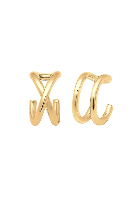 ELLI ELLI Earcuff 'Geo' in Gold Riesige Ersparnisse