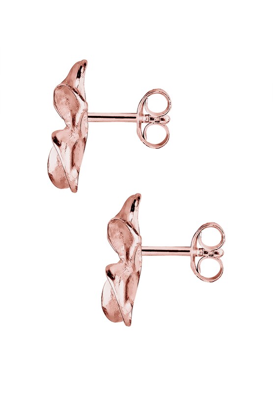 ELLI ELLI Ohrringe 'Frangipani Blüte' in Rosegold Tiefpreis