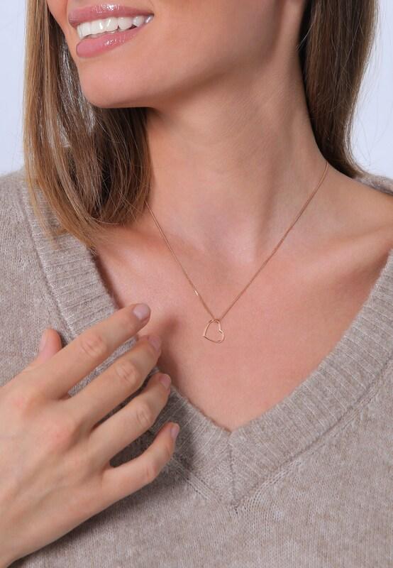 ELLI ELLI Kette 'Herz' in Rosegold Zeitbegrenzte Promotion