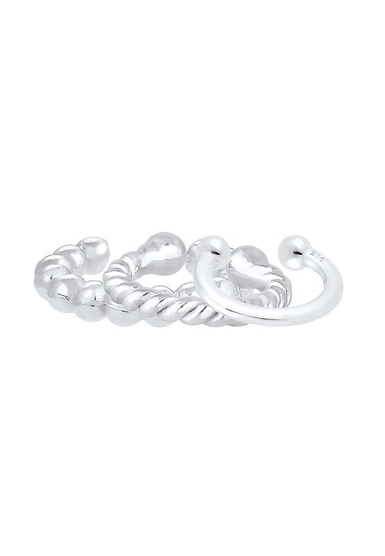ELLI ELLI Earcuff 'Geo' in Silber Bis zu 50% Rabatt