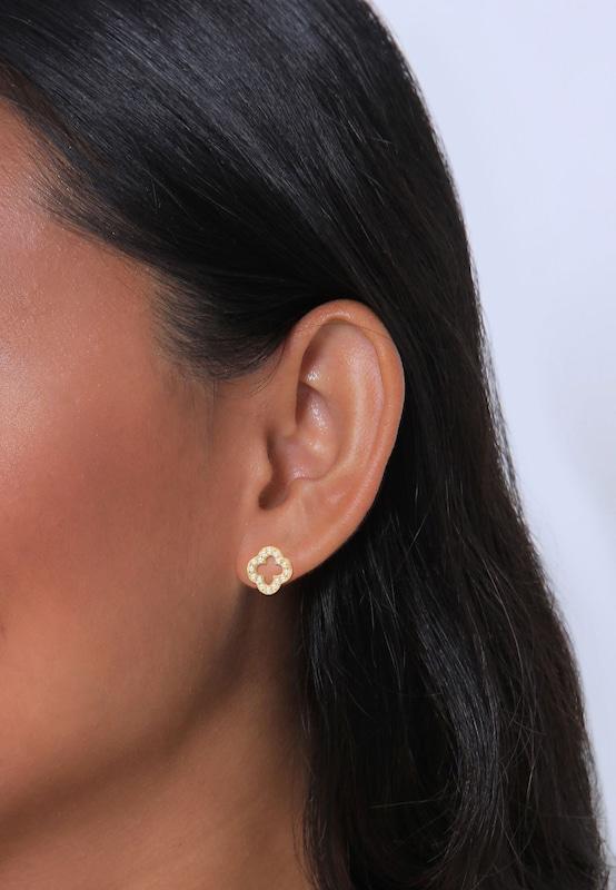 ELLI ELLI Ohrringe 'Kleeblatt' in Gold Discount Store für neue Produkte