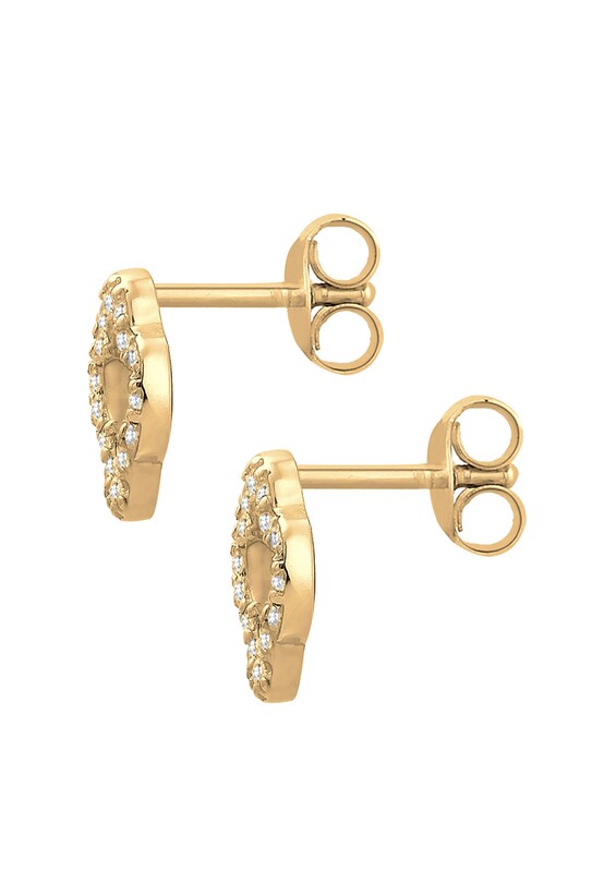 ELLI ELLI Ohrringe 'Kleeblatt' in Gold Discount Store für neue Produkte