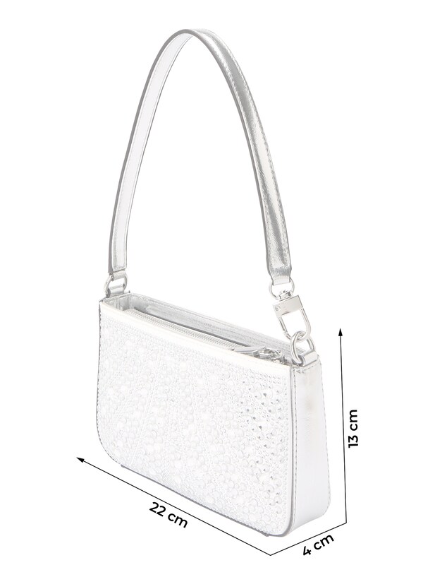 GUESS GUESS Tasche 'BEAUVOIR' in Silber Preisnachlass