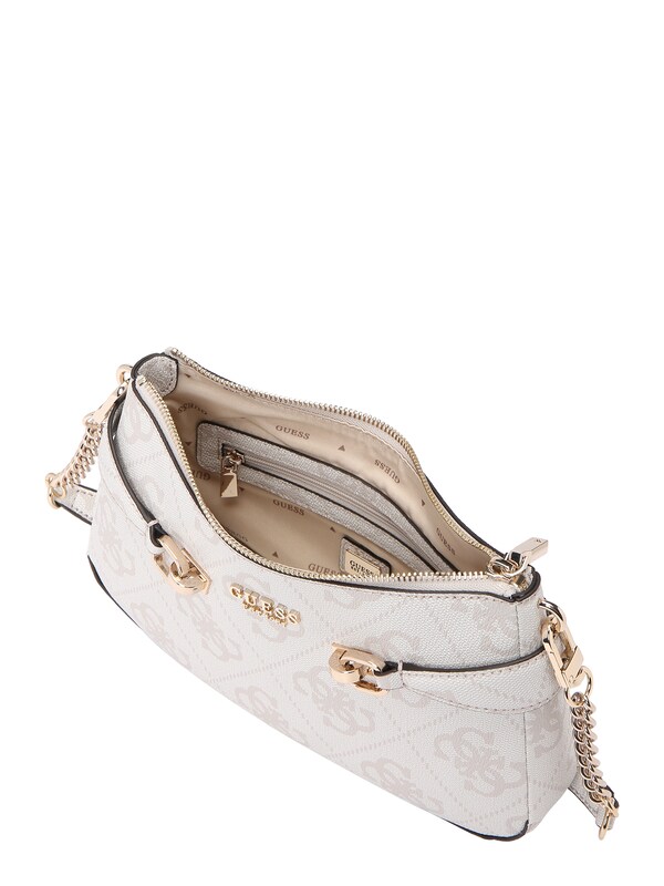 GUESS GUESS Schultertasche 'Lorelei' in Weiß Jubiläumsangebot