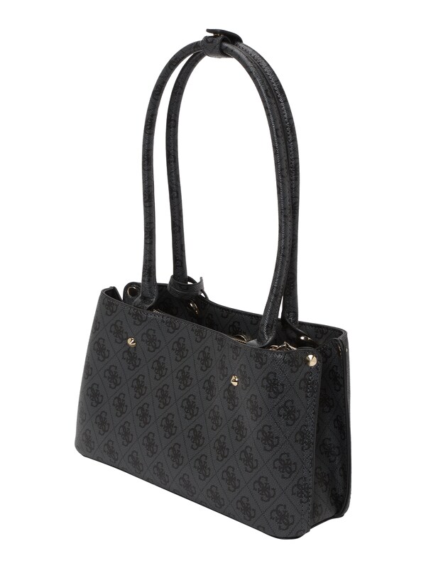 GUESS GUESS Schultertasche 'Meridian' in Basaltgrau Blitzangebot