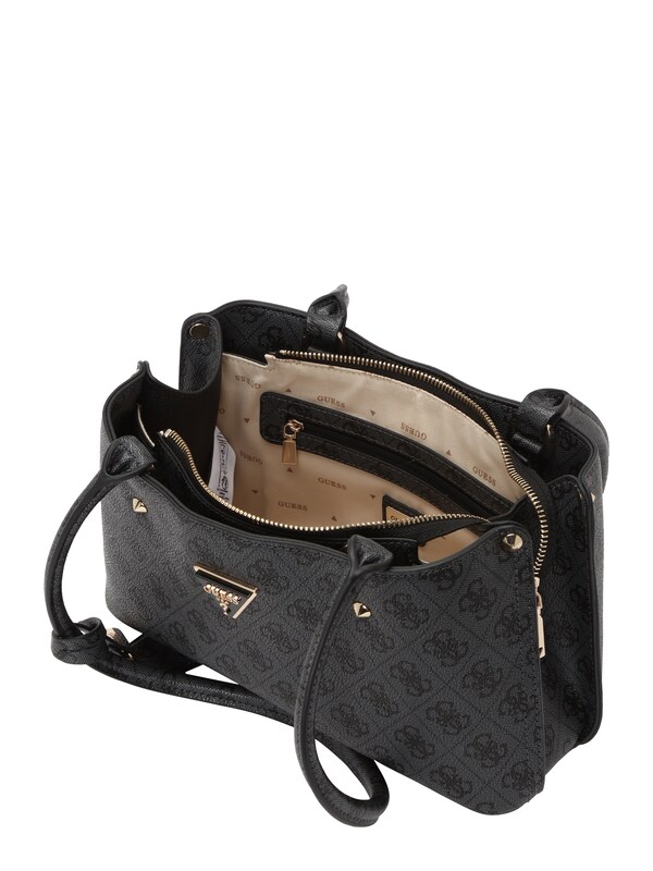 GUESS GUESS Schultertasche 'Meridian' in Basaltgrau Blitzangebot