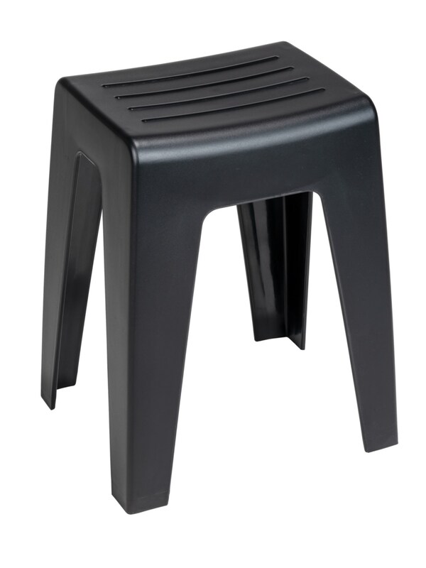 Wenko Wenko Badhocker 'Kumba' in Schwarz Outlet