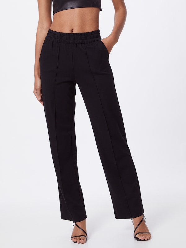ONLY ONLY Wide Leg Hose 'Poptrash' in Schwarz Neueste Stile