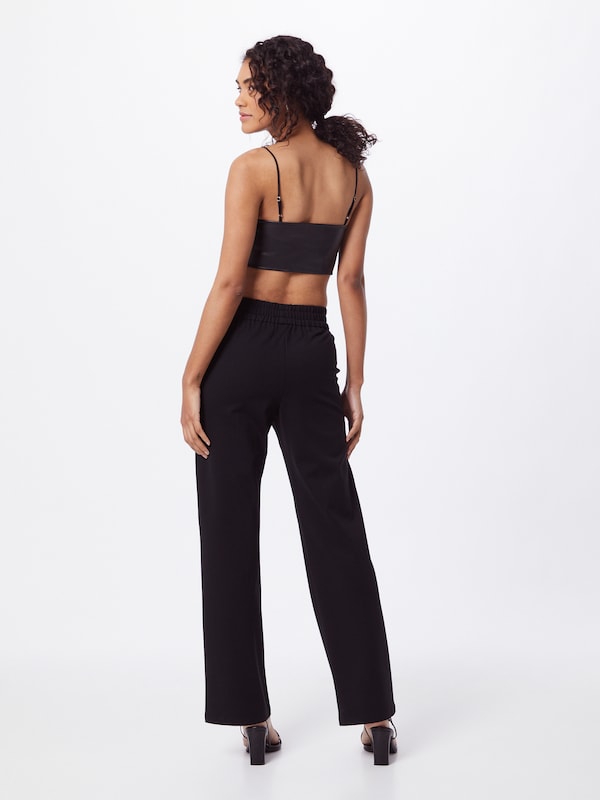 ONLY ONLY Wide Leg Hose 'Poptrash' in Schwarz Neueste Stile