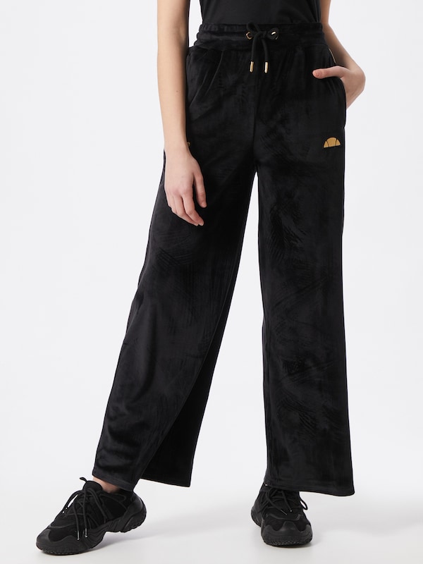 ELLESSE ELLESSE Wide Leg Hose 'Addobbi' in Schwarz Bis zu 60% Rabatt