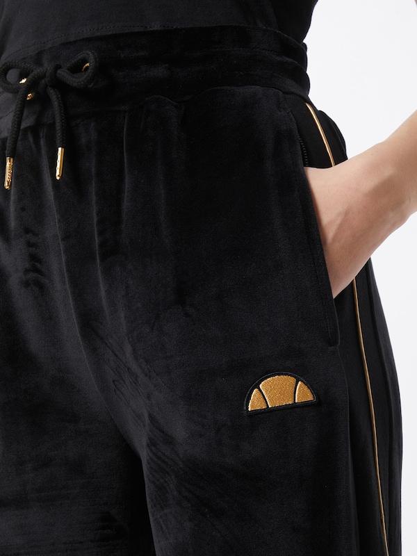 ELLESSE ELLESSE Wide Leg Hose 'Addobbi' in Schwarz Bis zu 60% Rabatt