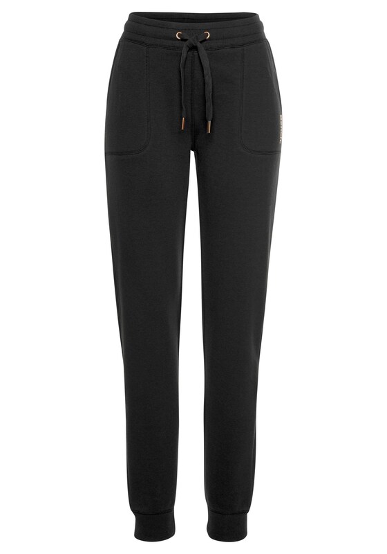 BENCH BENCH Tapered Loungehose in Schwarz Bis zu 65% Rabatt