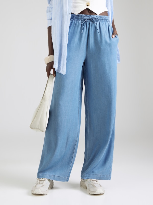 VERO MODA VERO MODA Wide Leg Hose 'VMBREE' in Blue Denim Kostenloser Versand international