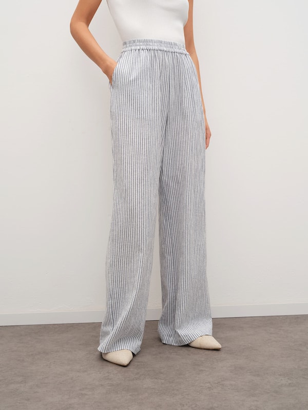 RÆRE by Lorena Rae RÆRE by Lorena Rae Wide Leg Hose 'Asta' in Opal Weiß 50% Rabatt für begrenzte Zeit