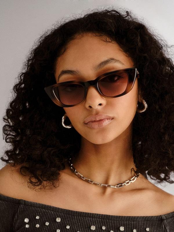 LE SPECS LE SPECS Sonnenbrille 'DREAM LOVER' in Cognac Dunkelbraun Neuheiten