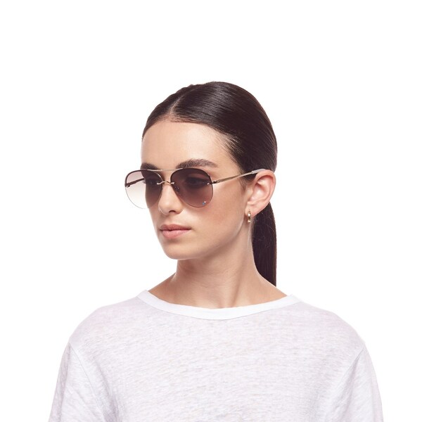 LE SPECS LE SPECS Sonnenbrille 'Panarea' in Gold Sonderangebote
