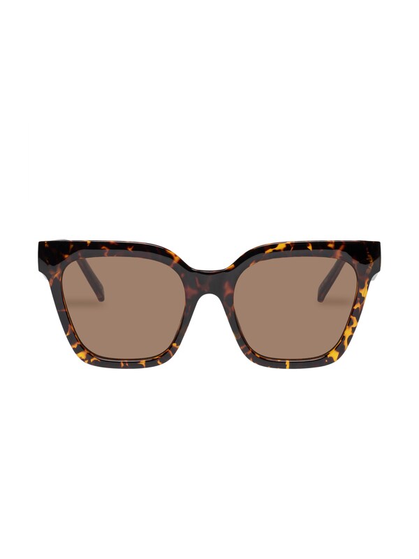 LE SPECS LE SPECS Sonnenbrille 'Star Glow' in Braun Karamell Kostenlose Rückgabe