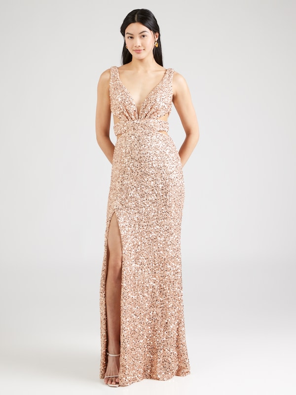 Unique Unique Kleid in Gold Zeitbegrenzte Promotion