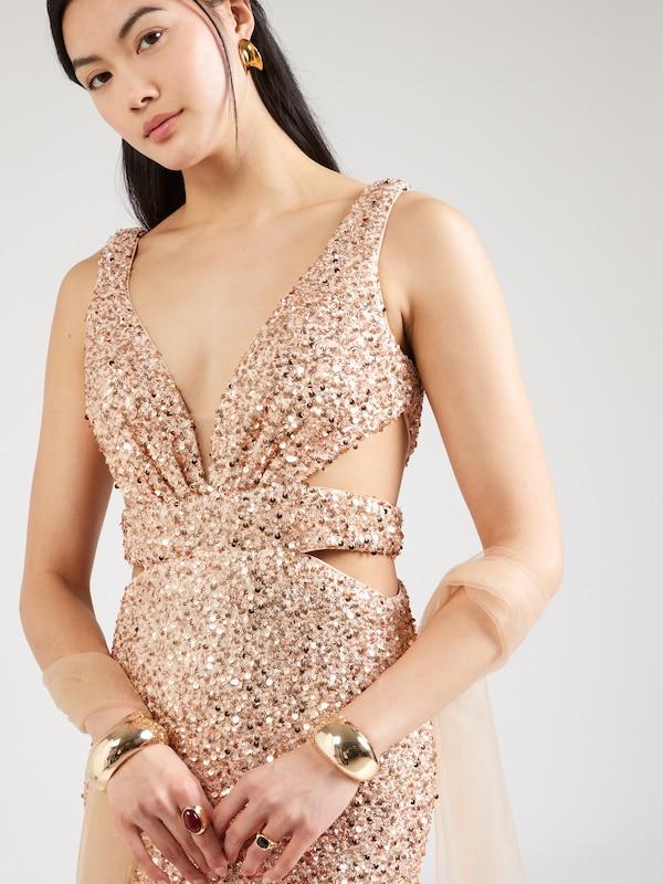 Unique Unique Kleid in Gold Zeitbegrenzte Promotion