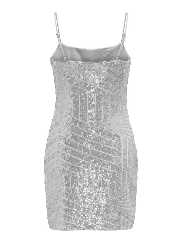 ONLY ONLY Kleid 'ONLScarlett' in Silber Rabatte dieses Monats