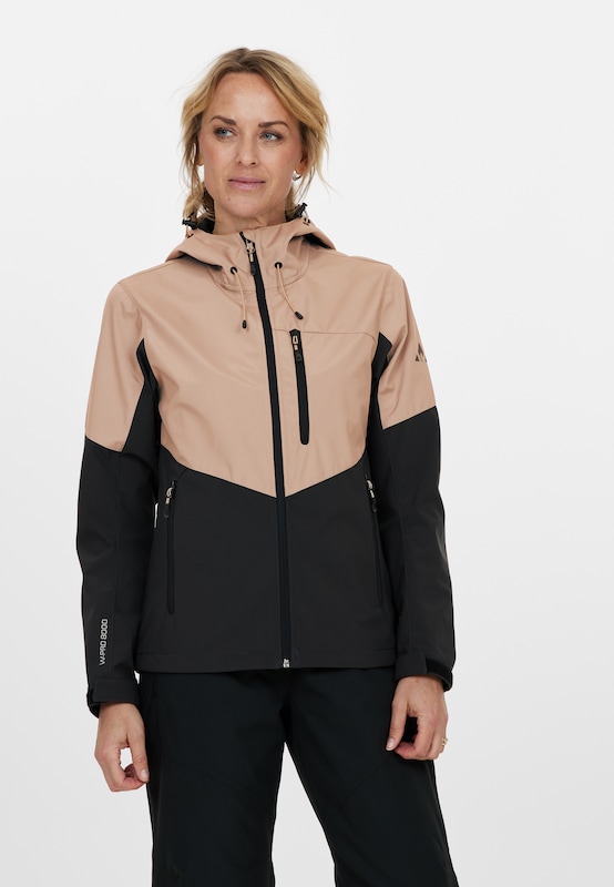Whistler Whistler Sportjacke 'Rosea' in Beige Schwarz Preisnachlass