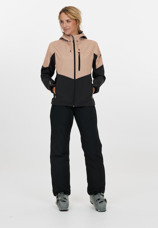 Whistler Whistler Sportjacke 'Rosea' in Beige Schwarz Preisnachlass
