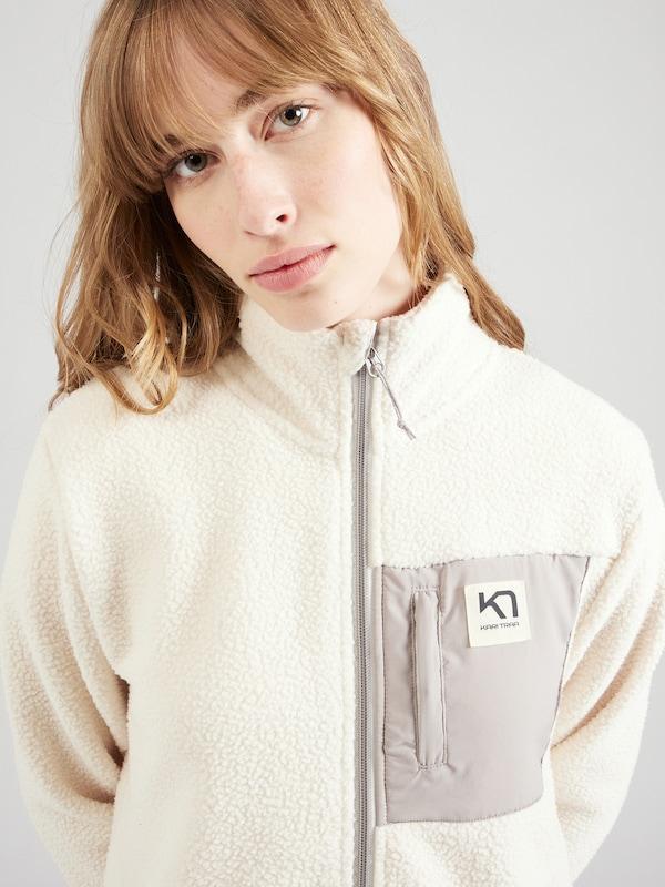 Kari Traa Kari Traa Funktionsfleecejacke 'Rothe' in Creme Kitt Weihnachtsangebot