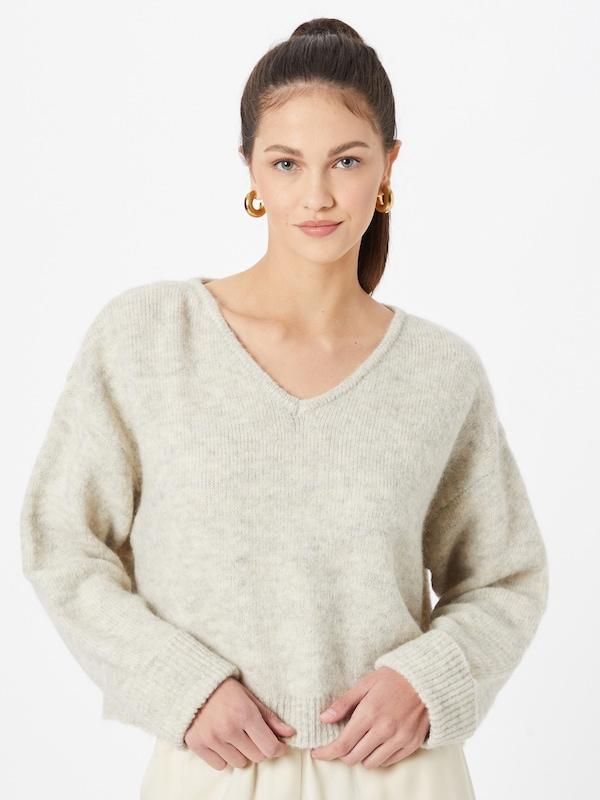 AMERICAN VINTAGE AMERICAN VINTAGE Pullover 'EAST' in Greige Vatertagsangebot