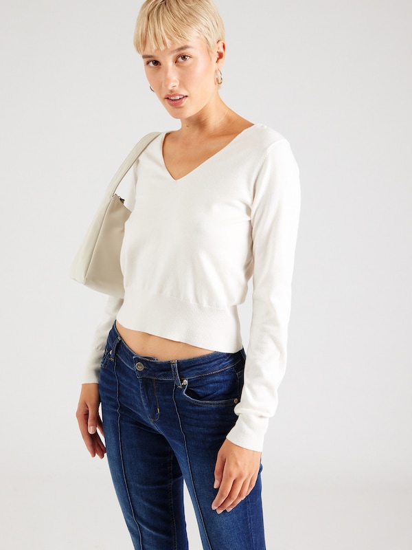 ABOUT YOU ABOUT YOU Pullover in Weiß Valentinstagsangebot