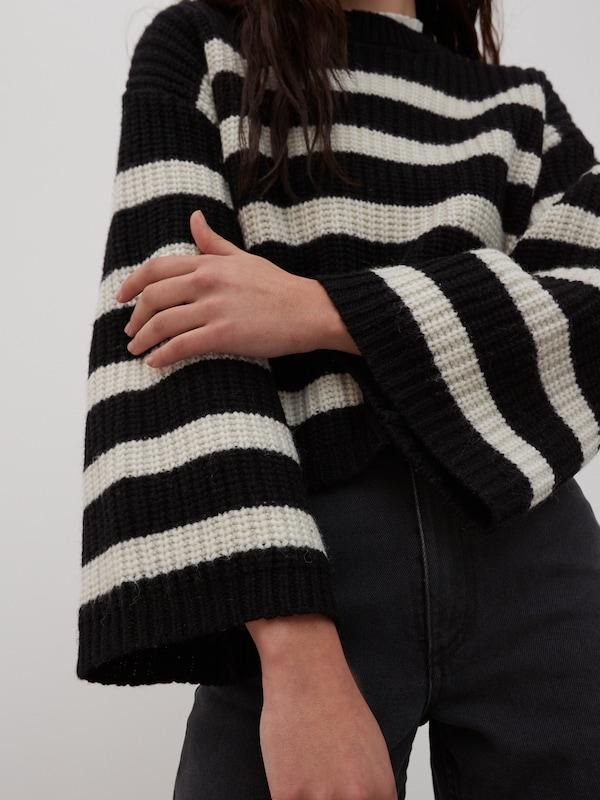 EDITED EDITED Pullover 'Louise' in Schwarz Lagerräumung