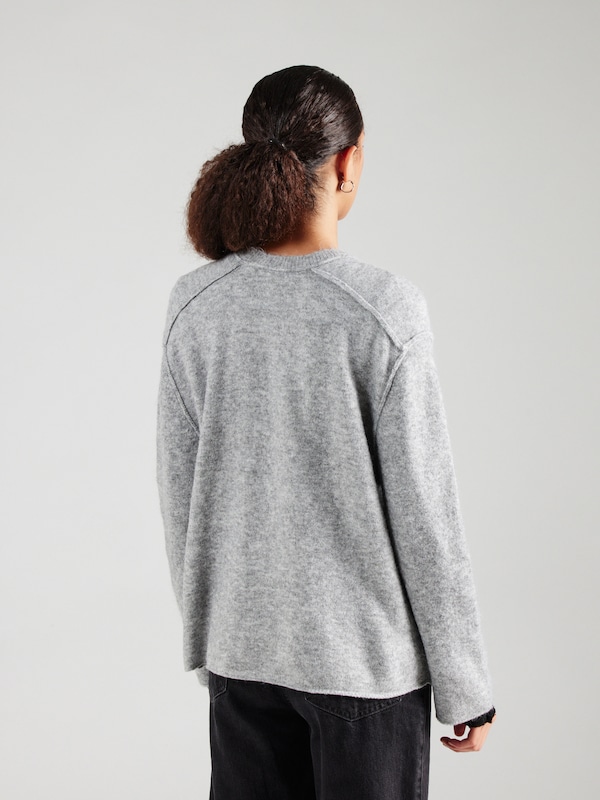 ABOUT YOU ABOUT YOU Pullover 'Birka' in Graumeliert Zeitlich begrenztes Angebot