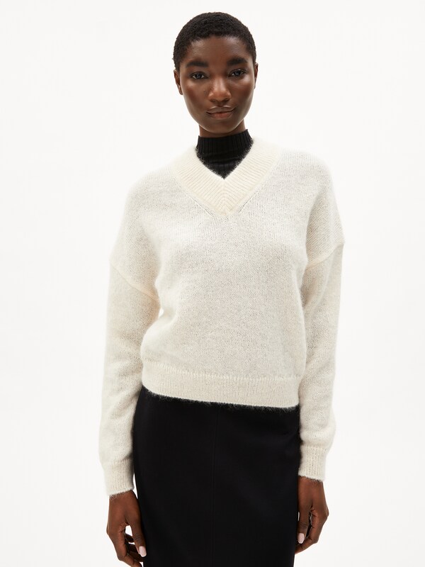 ARMEDANGELS ARMEDANGELS Strickpullover ' MOHAIR ' in Beige Bestseller
