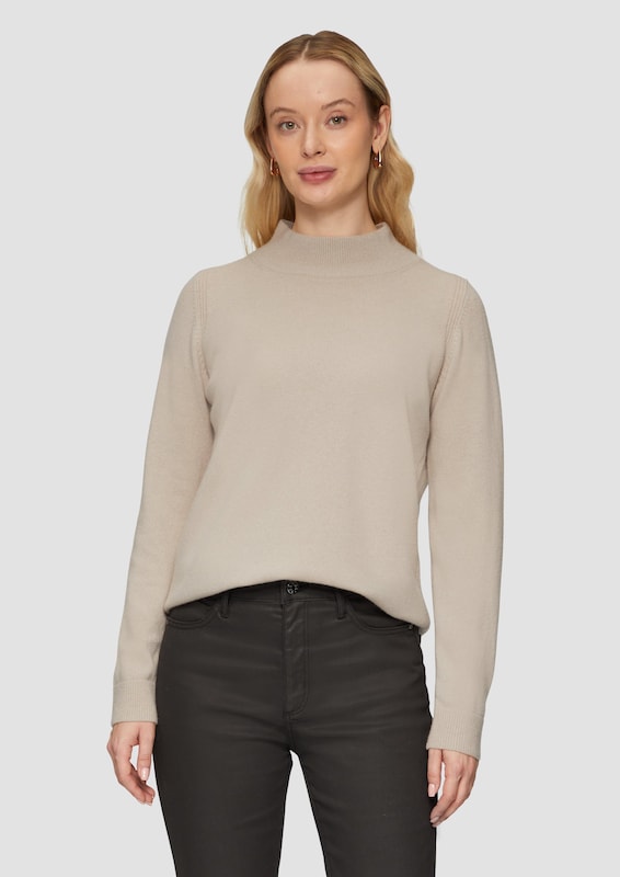 s.Oliver BLACK LABEL s.Oliver BLACK LABEL Pullover in Beige Tägliche Deals