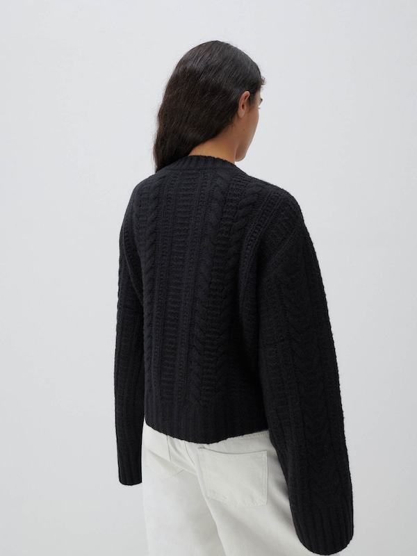 ABOUT YOU x Marie von Behrens ABOUT YOU x Marie von Behrens Pullover 'Agathe' in Schwarz Riesige Ersparnisse