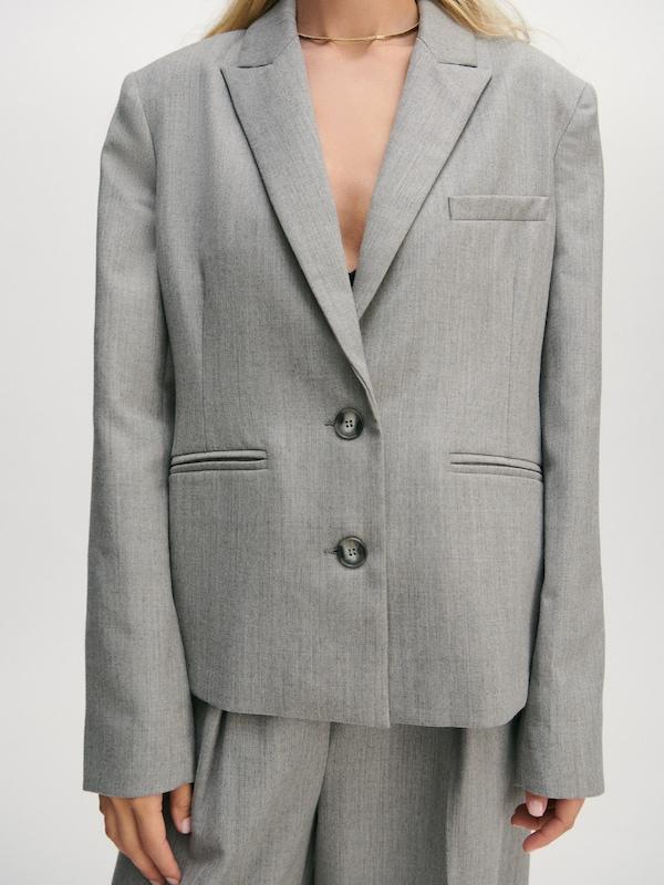 ABOUT YOU x Marie von Behrens ABOUT YOU x Marie von Behrens Blazer 'Caya' in Hellgrau Nur für heute